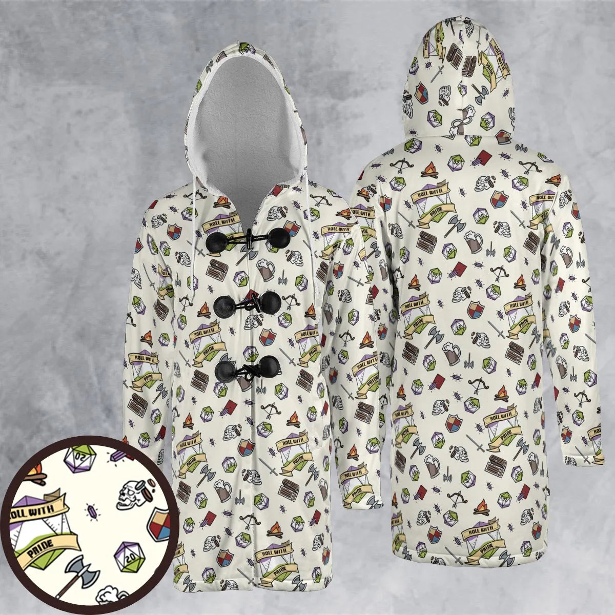 Hooded Cloak Coat - W2ZV72BU