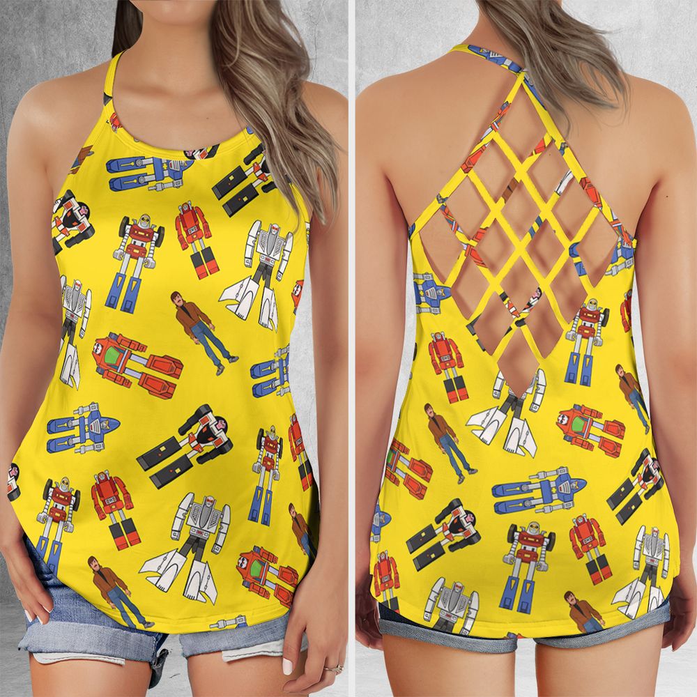 Criss Cross Tank Top - JA62CLLN -  - 1