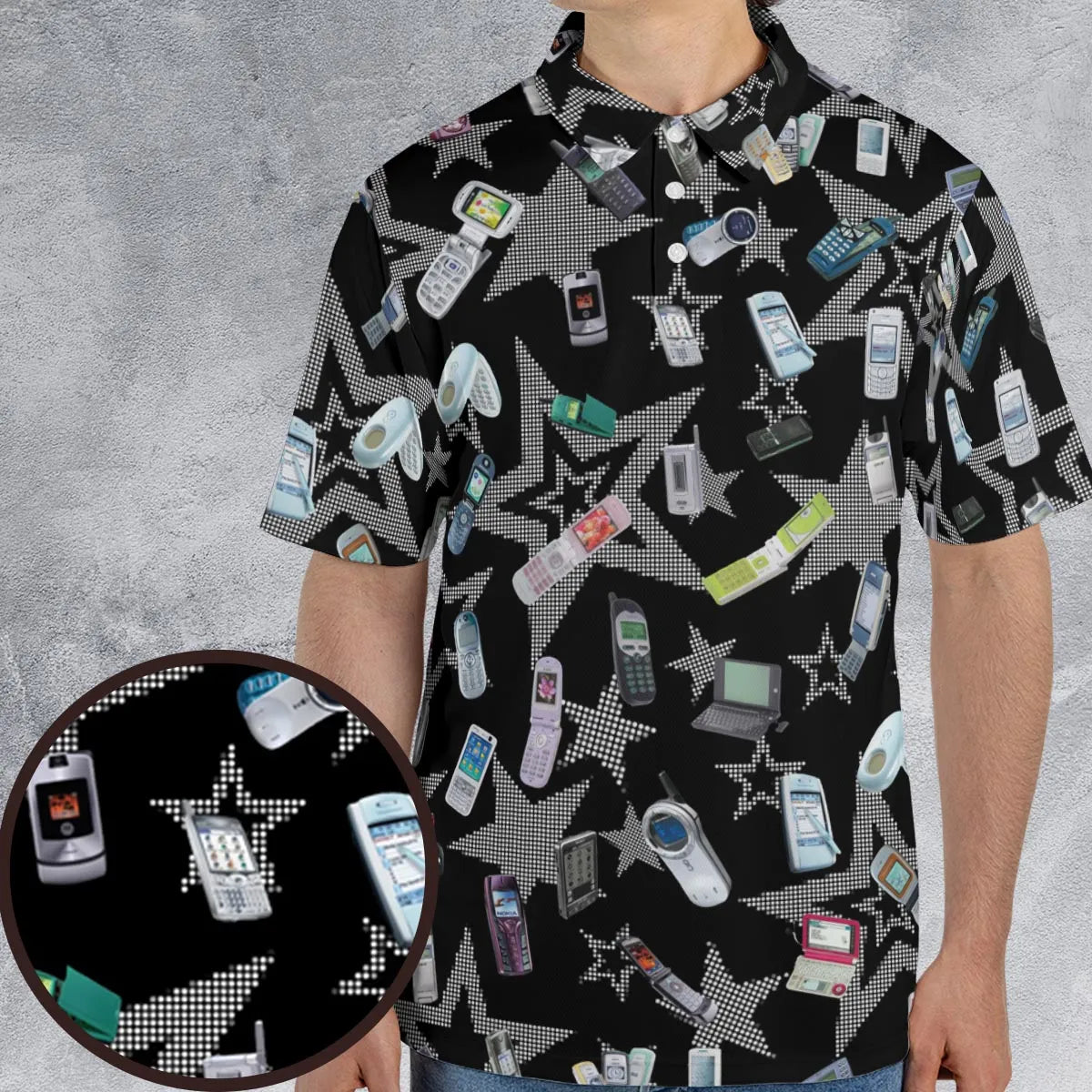 AOP Men/Women Polo Shirt - Y6WEXP7F