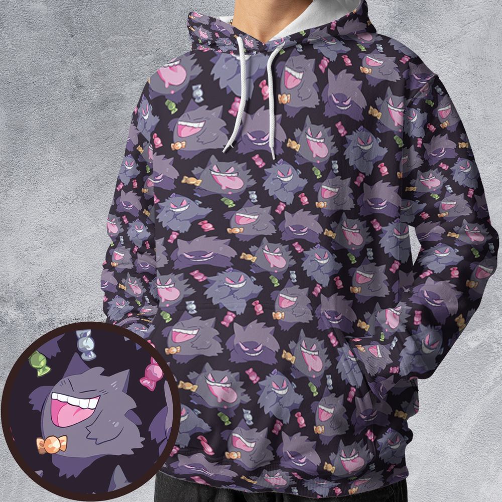 All-over Print Hoodie - UVMJB1P6 -  - 1
