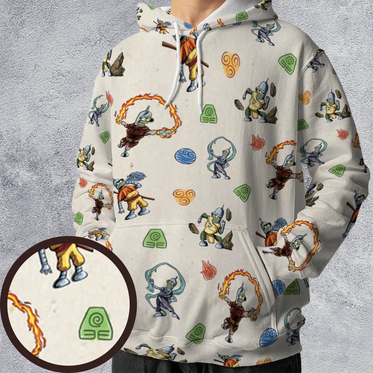 All-over Print Hoodie - Q6HCMWEG