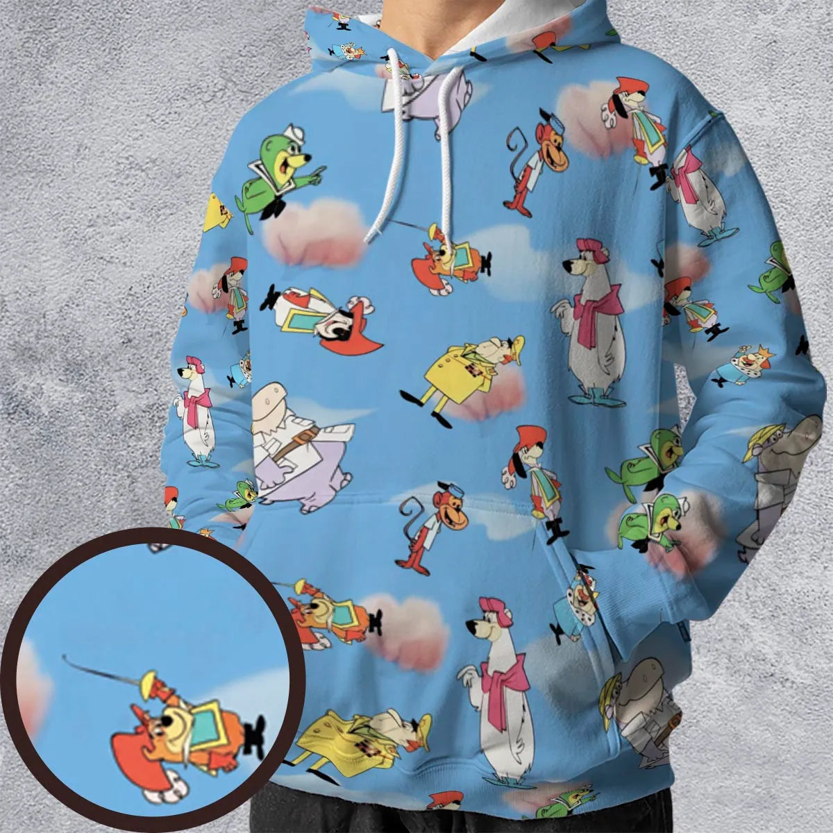 All-over Print Hoodie - QUYTAP53
