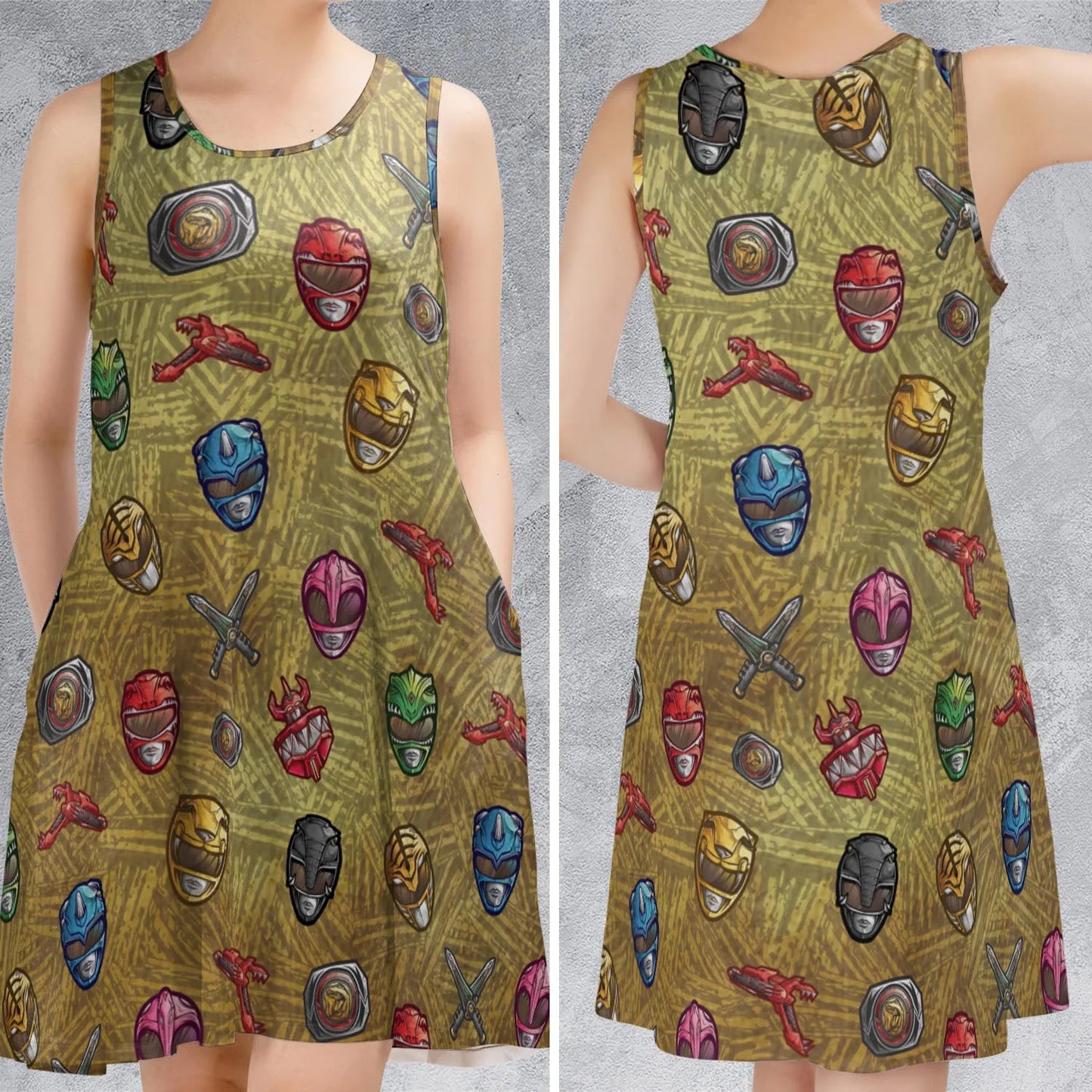 Sleeveless Dress - HUGFTEN5