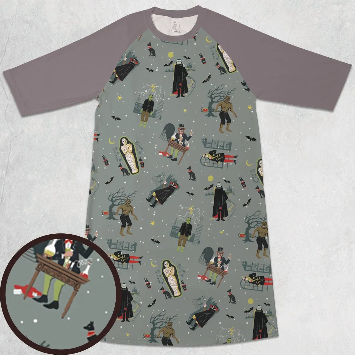 3/4 Sleeve Raglan Dress - KD72CT9P