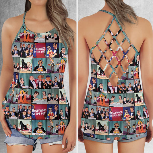 Criss Cross Tank Top - CSEZZU2P -  - 1