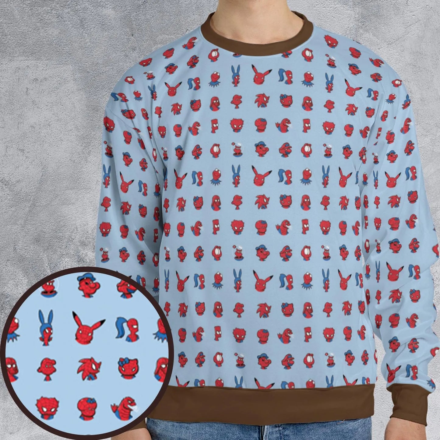All-over Print Sweatshirt - HCMZZM78