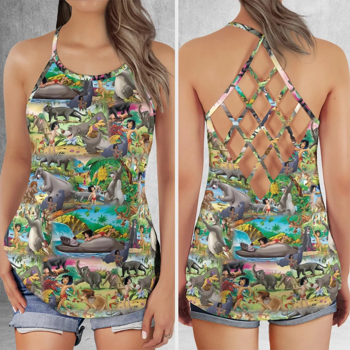 Criss Cross Tank Top - D54VRH1D