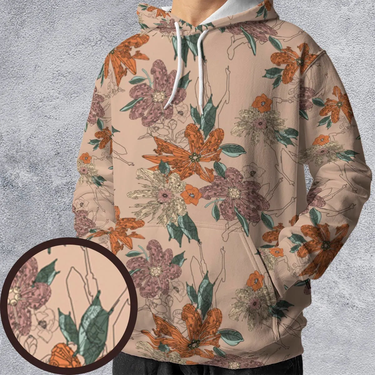 All-over Print Hoodie - 52R9NTR4