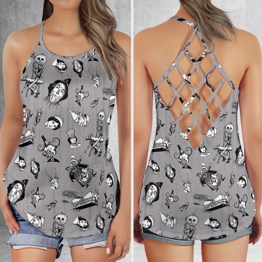 Criss Cross Tank Top - V6VSXVLS -  - 1