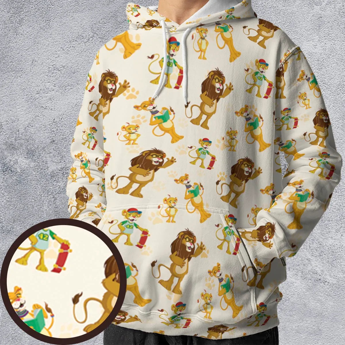 All-over Print Hoodie - UM5DTS6C