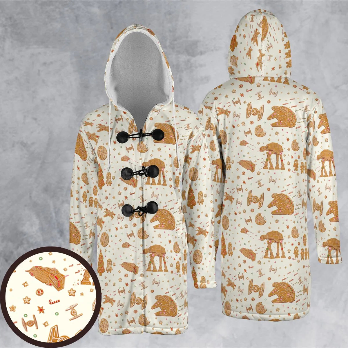 Hooded Cloak Coat - YXEYJEGE