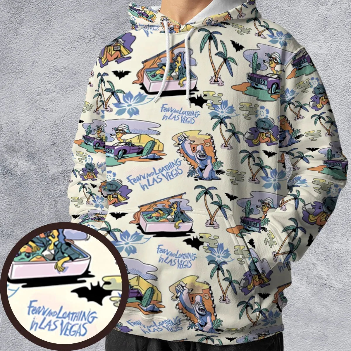 All-over Print Hoodie - GV3UAC3X