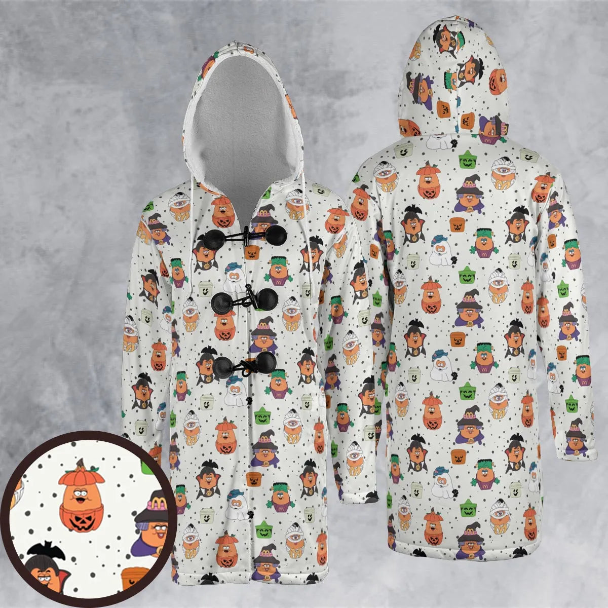 Hooded Cloak Coat - 971HETHD