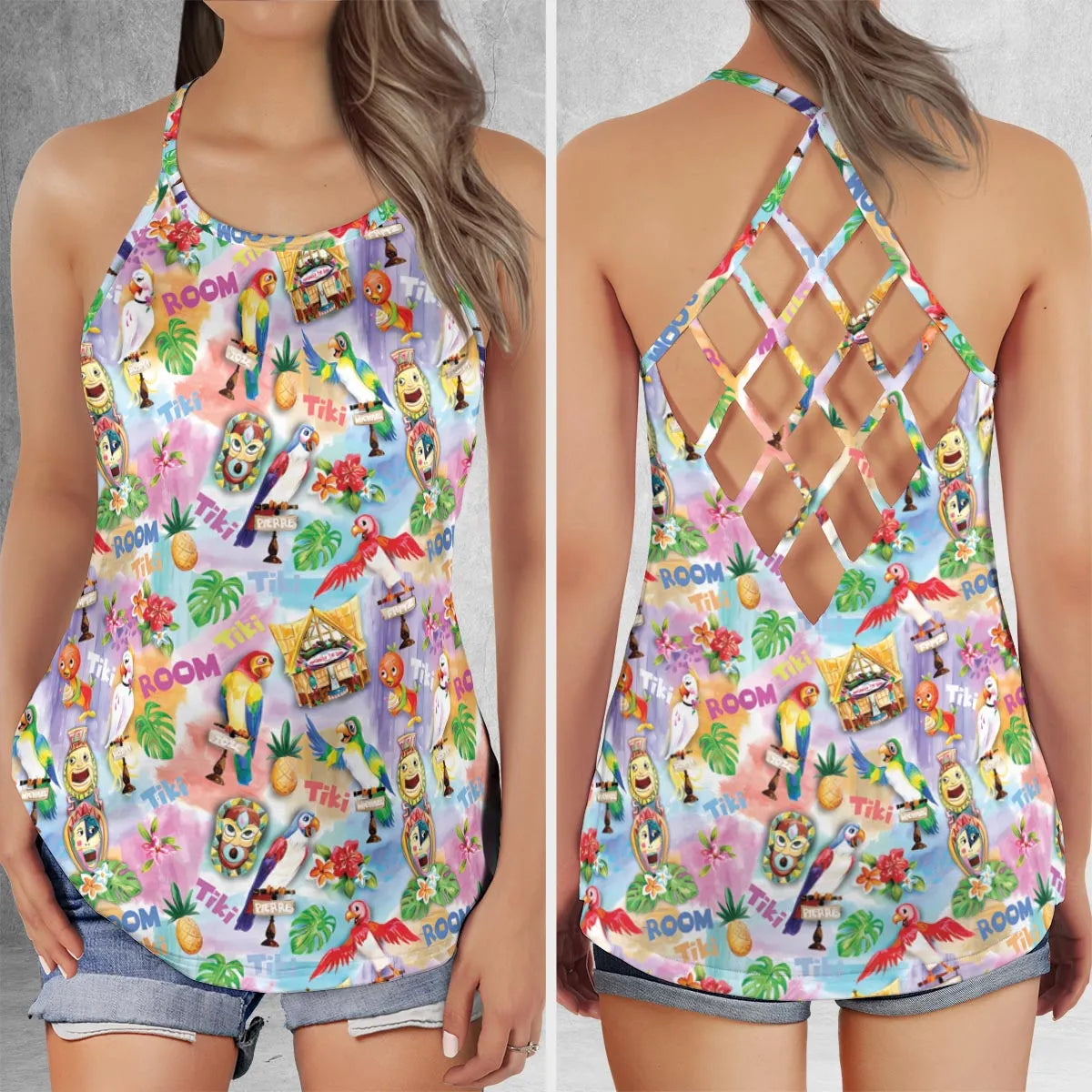 Criss Cross Tank Top - E4QAPG7E
