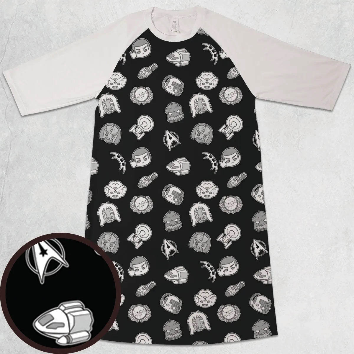 3/4 Sleeve Raglan Dress - B74A7ATK