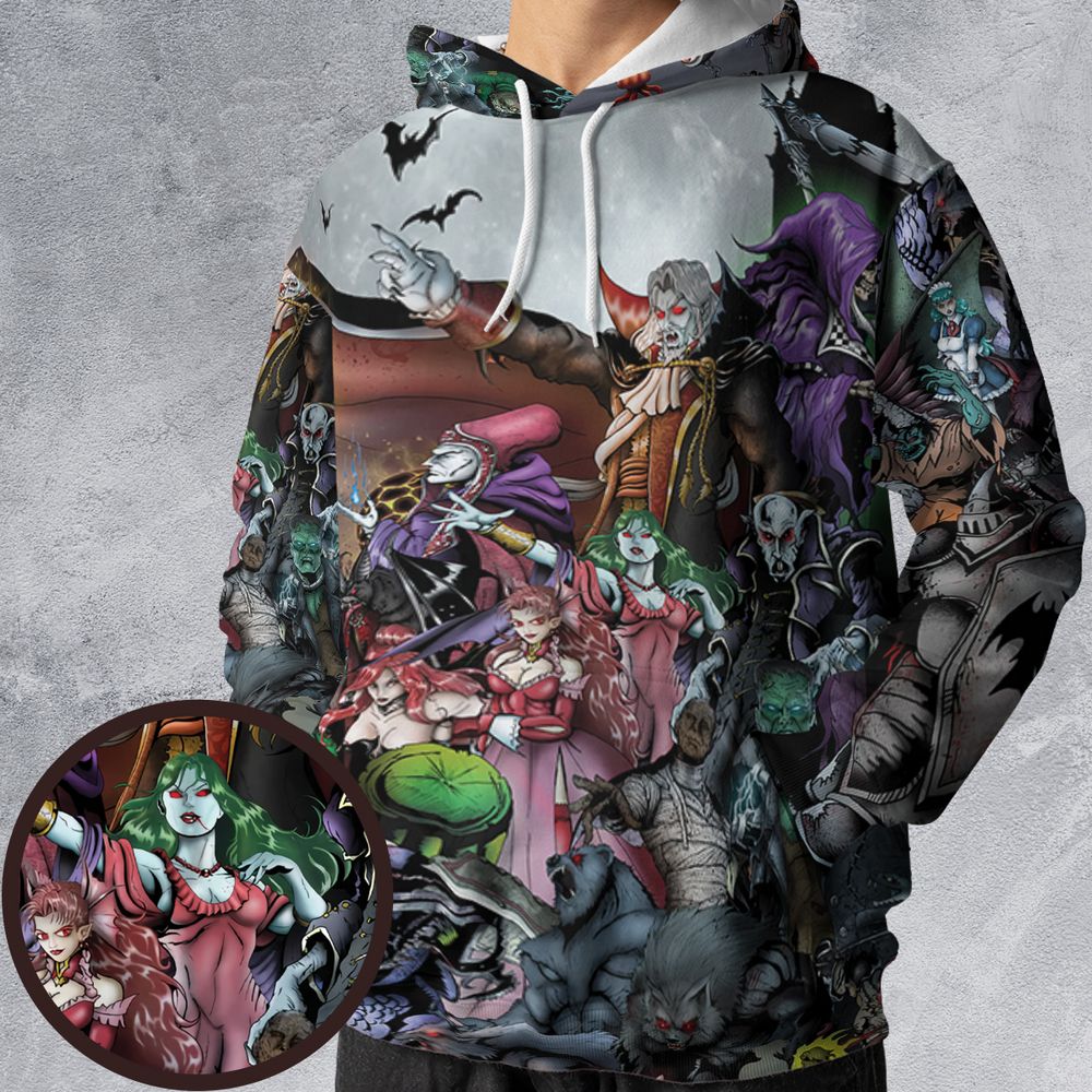 All-over Print Hoodie - VWYN2LQA -  - 1