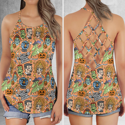 Criss Cross Tank Top - VCKS35HZ -  - 1