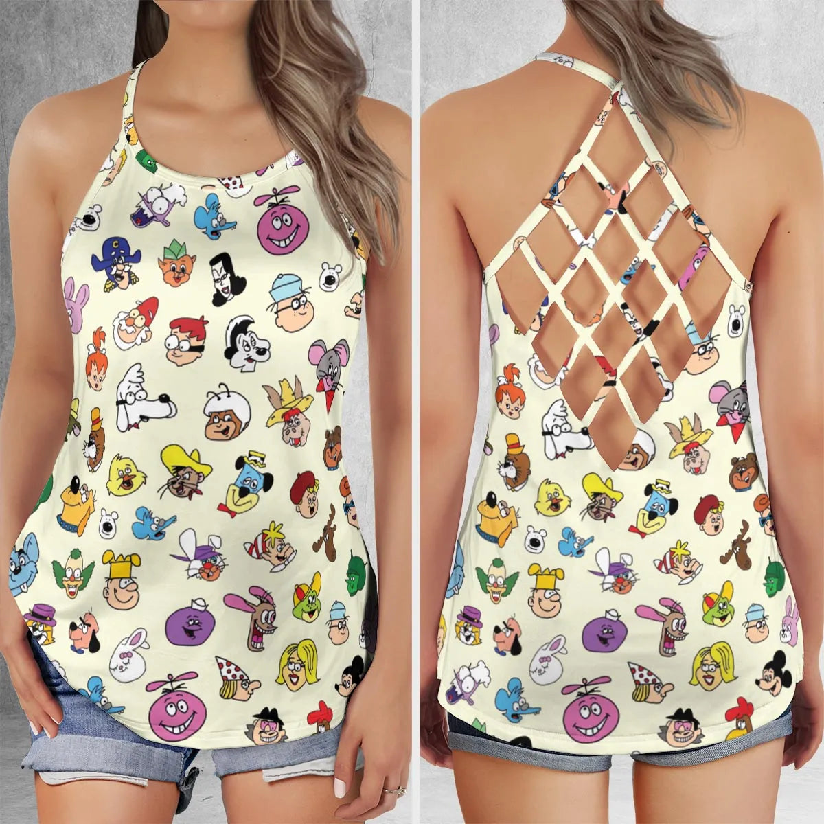 Criss Cross Tank Top - N3962H14