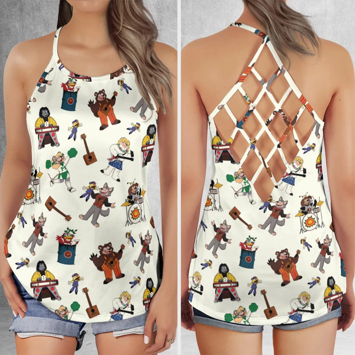 Criss Cross Tank Top - 54LFANLA