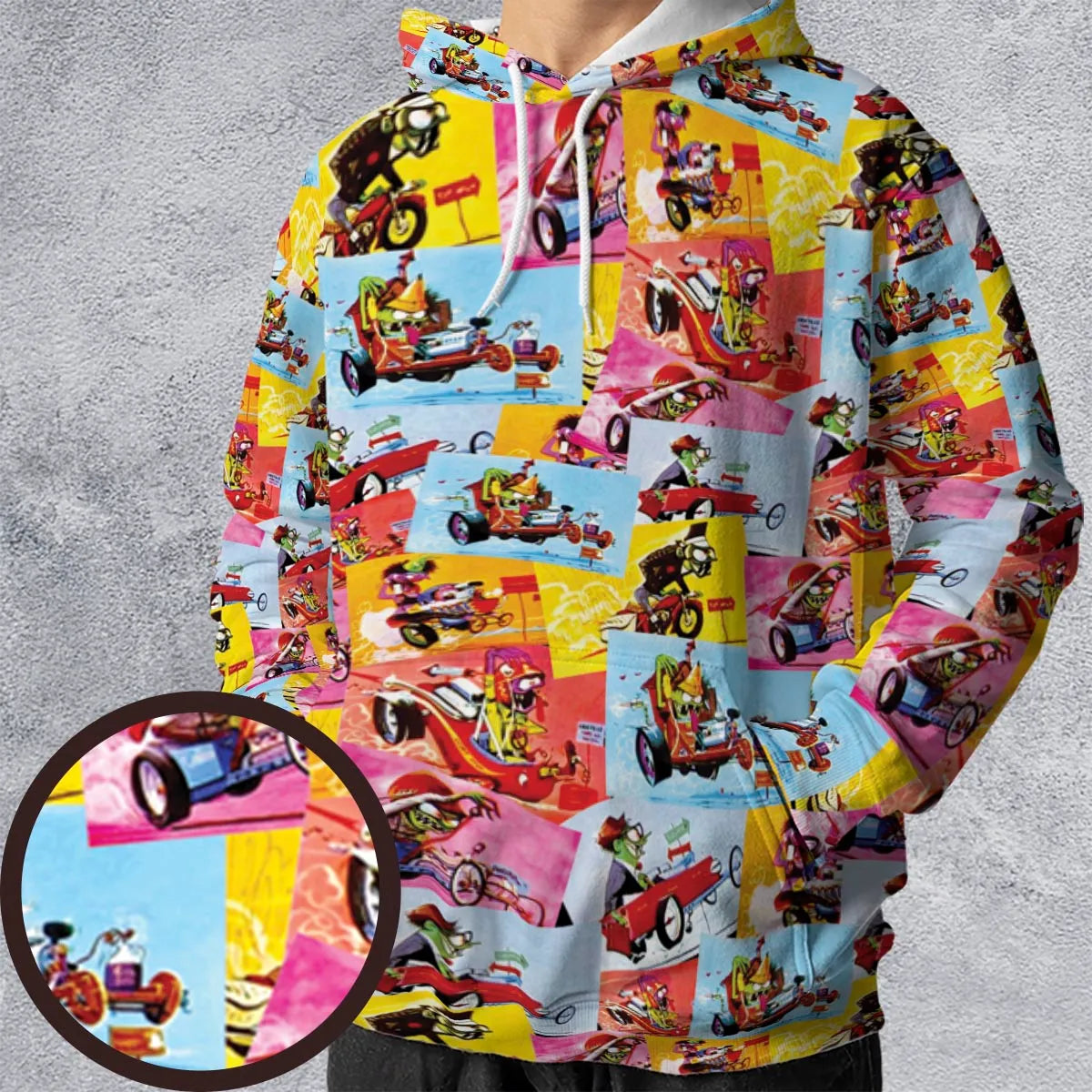 All-over Print Hoodie - 2A7NAVMG