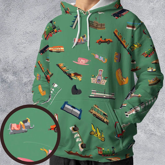 All-over Print Hoodie - Y2B1V7Z8