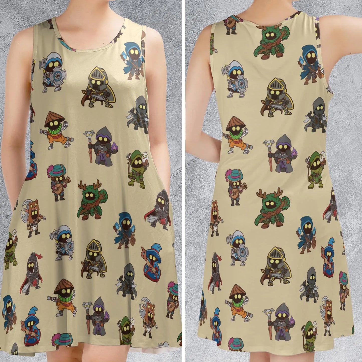 Sleeveless Dress - NEEKFSQF