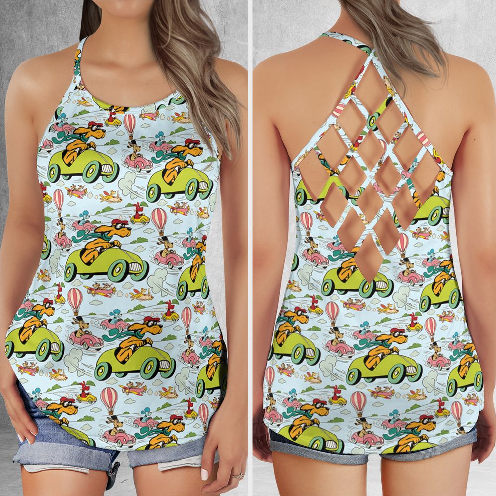 Criss Cross Tank Top - M7DCS2FU -  - 1