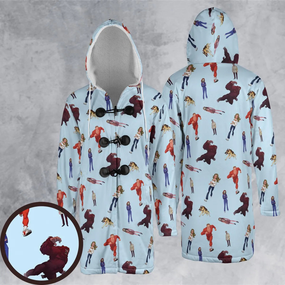 Hooded Cloak Coat - LN1YT6EJ