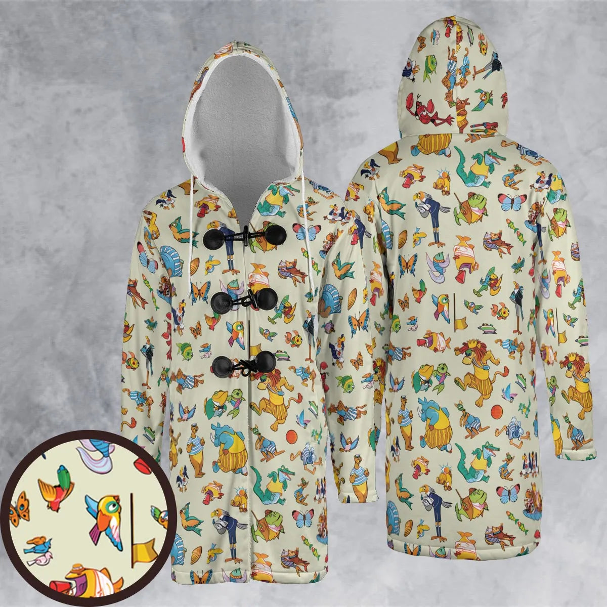 Hooded Cloak Coat - QUBRYVUW