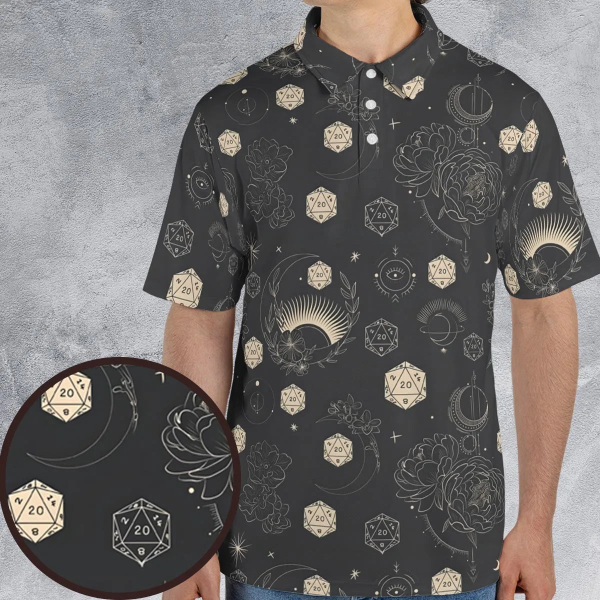 AOP Men/Women Polo Shirt - W416SY4B