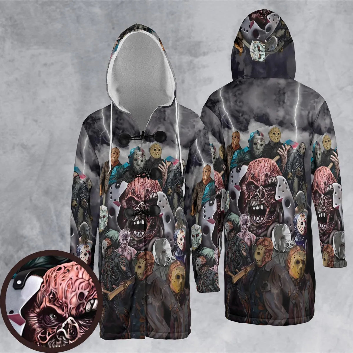 Hooded Cloak Coat - 3FCBD1JJ