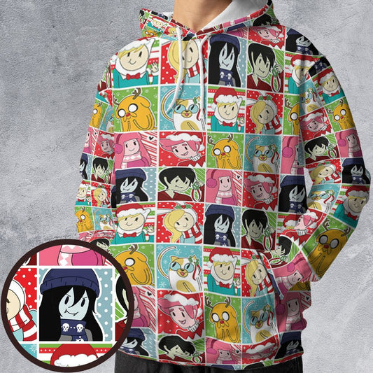 All-over Print Hoodie - MNWG166F -  - 1