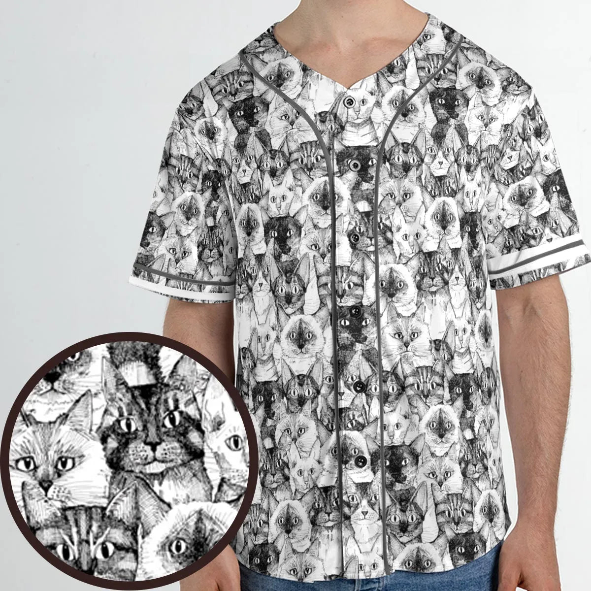 Just Cats Unisex Baseball Jersey