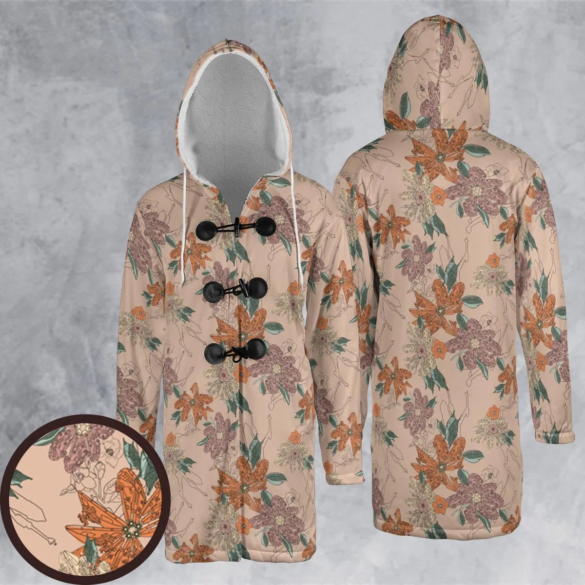 Hooded Cloak Coat - AH7NWVZJ