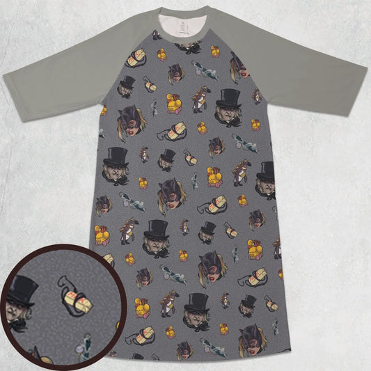 3/4 Sleeve Raglan Dress - UELKBGN9
