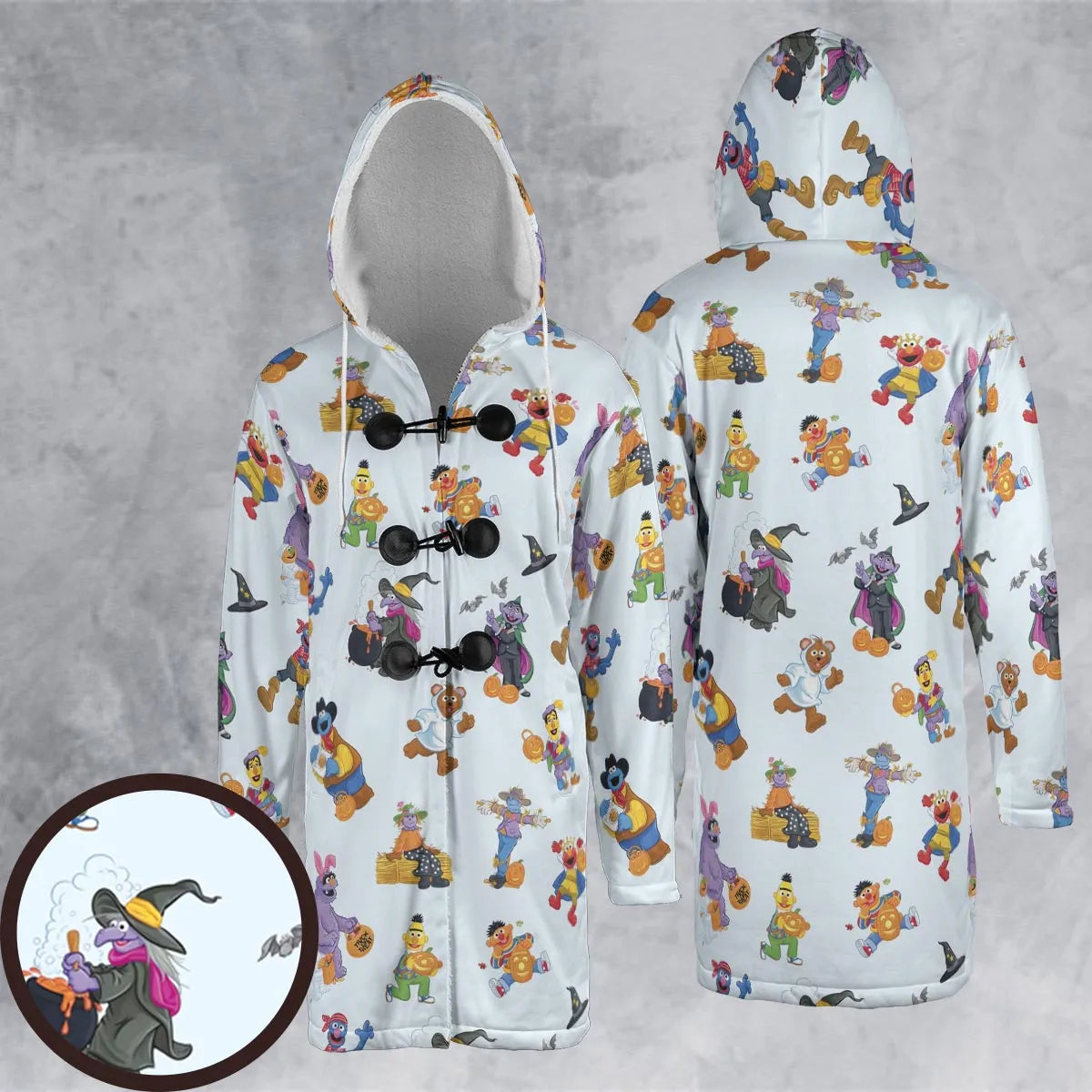 Hooded Cloak Coat - E4ZLZW8E