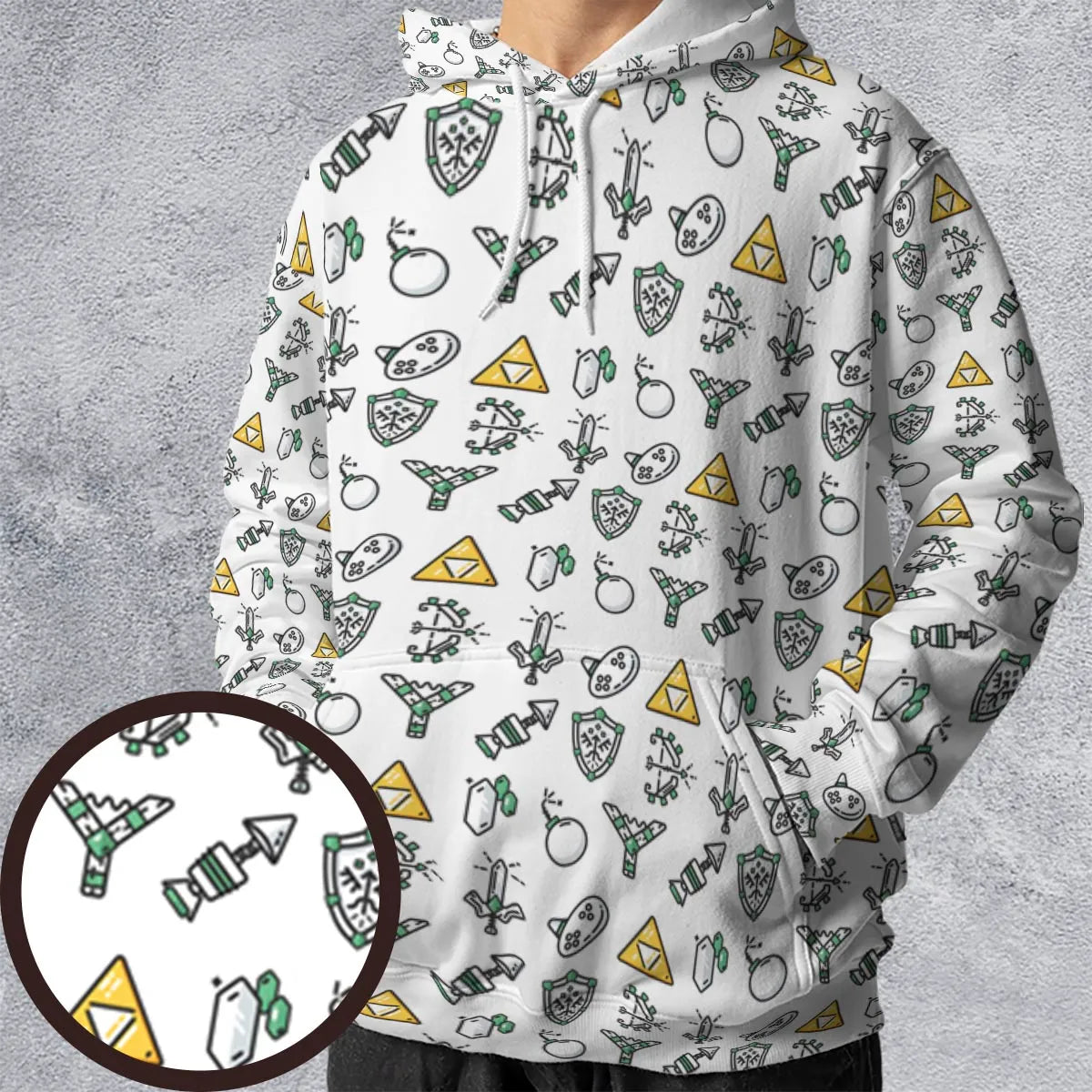 All-over Print Hoodie - 5ZRDZGV7
