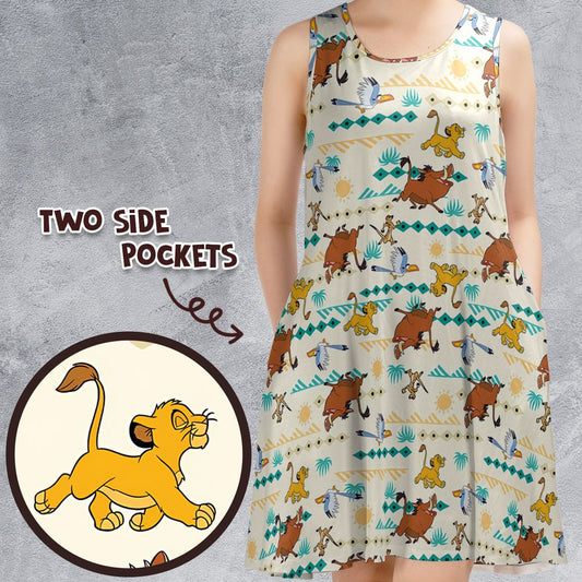 Sleeveless Dress - PAWZFWC9 -  - 1