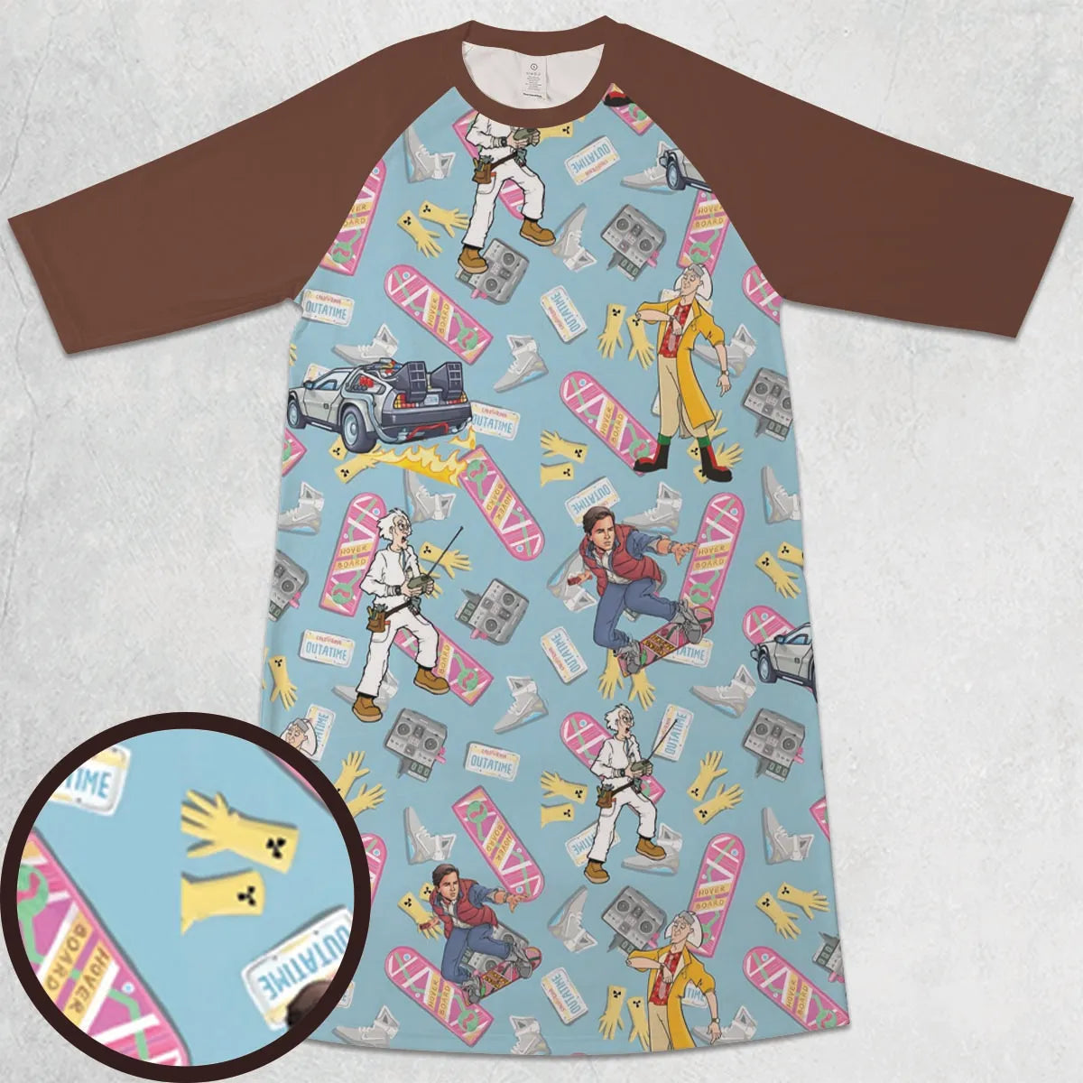 3/4 Sleeve Raglan Dress - XC1RKHRM