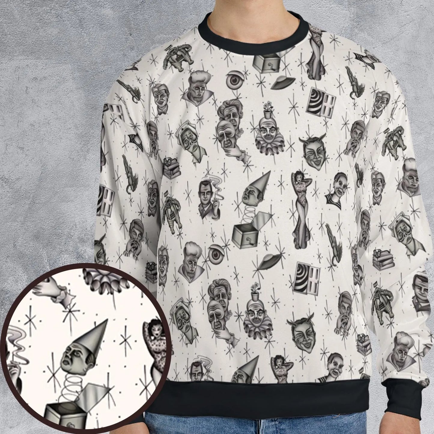 All-over Print Sweatshirt - AZELF6AV
