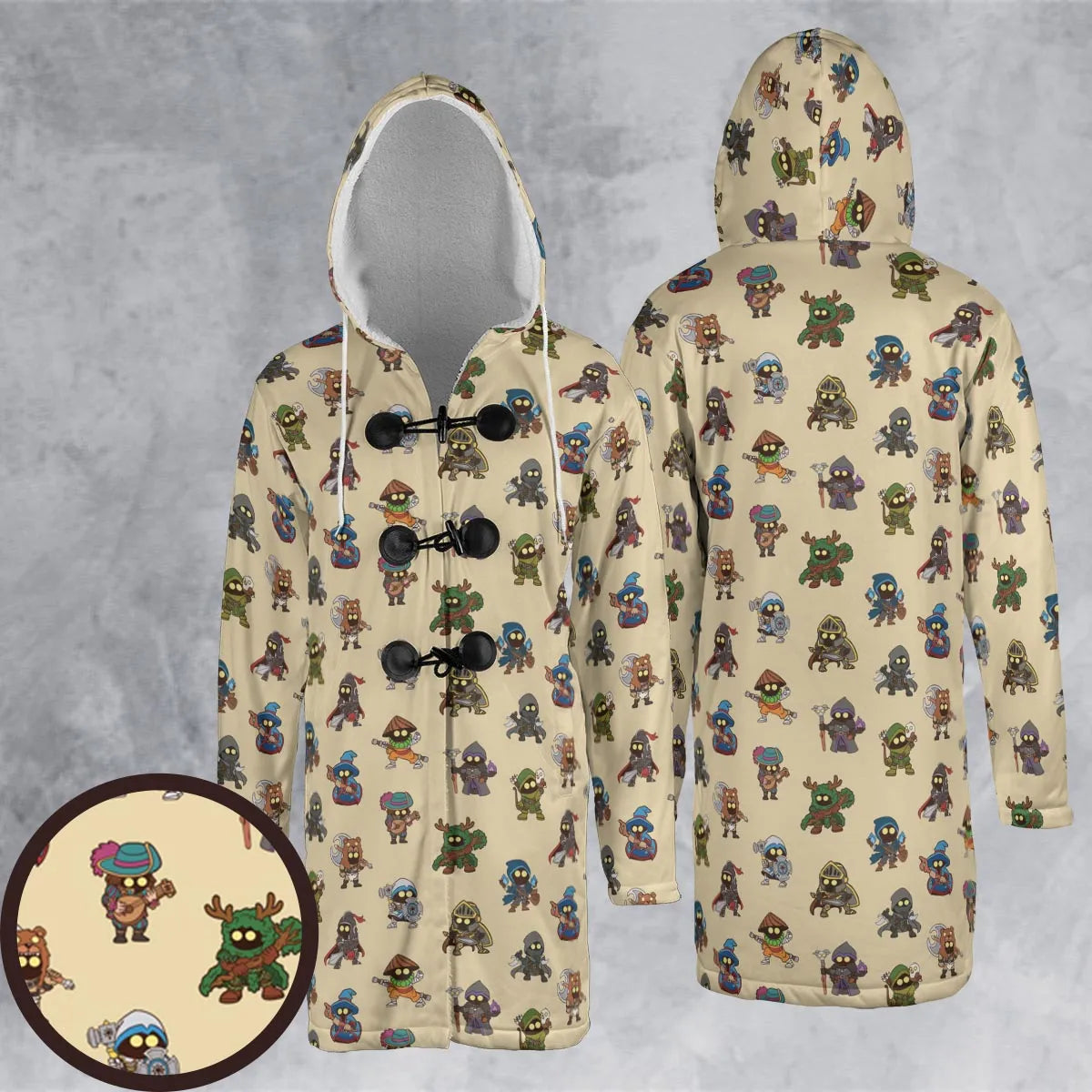 Hooded Cloak Coat - VAQ4QC1J