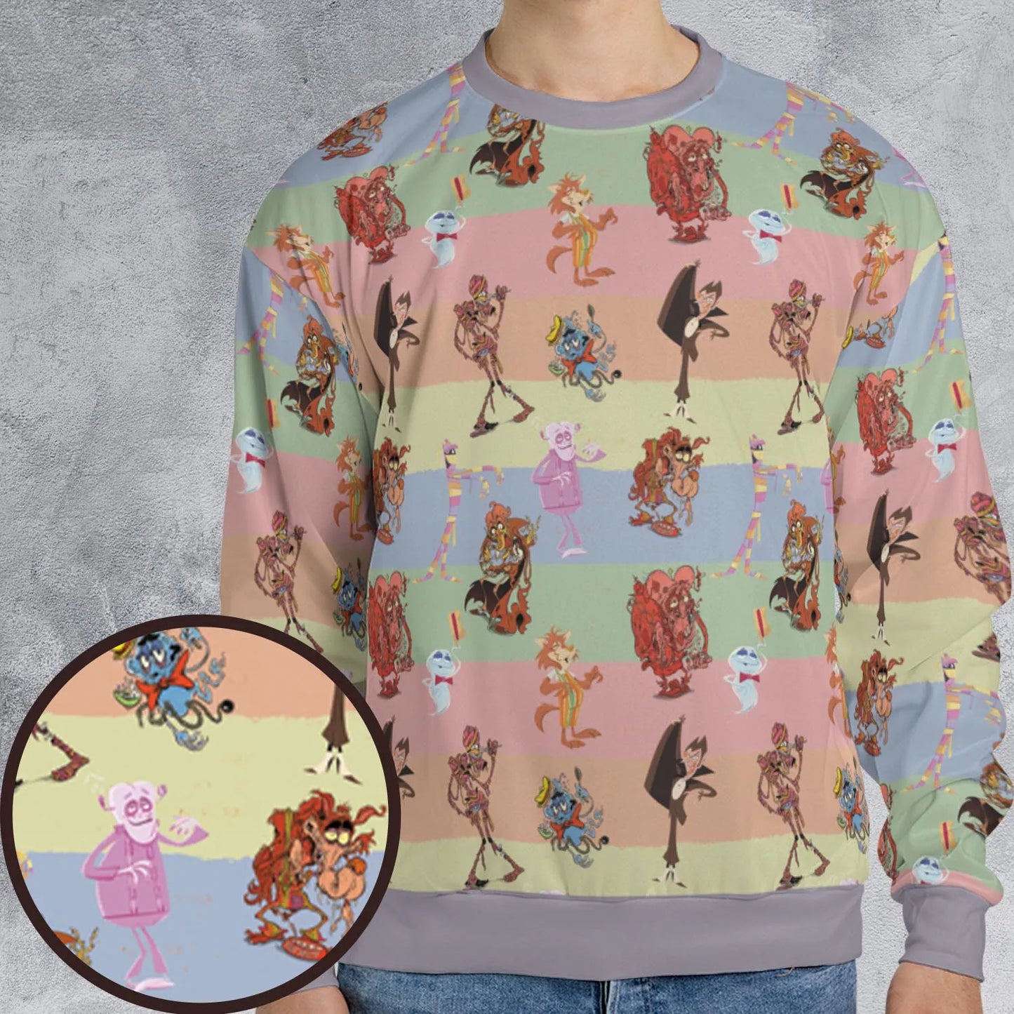 All-over Print Sweatshirt - M2X175EH