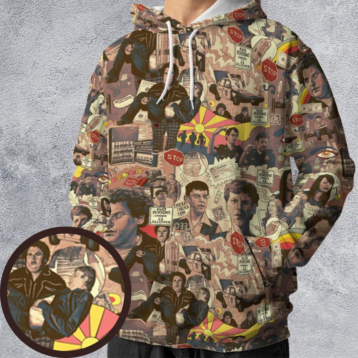 All-over Print Hoodie - HNHEEX78