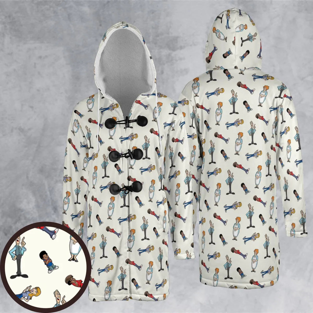 Hooded Cloak Coat - D51Q9CD3
