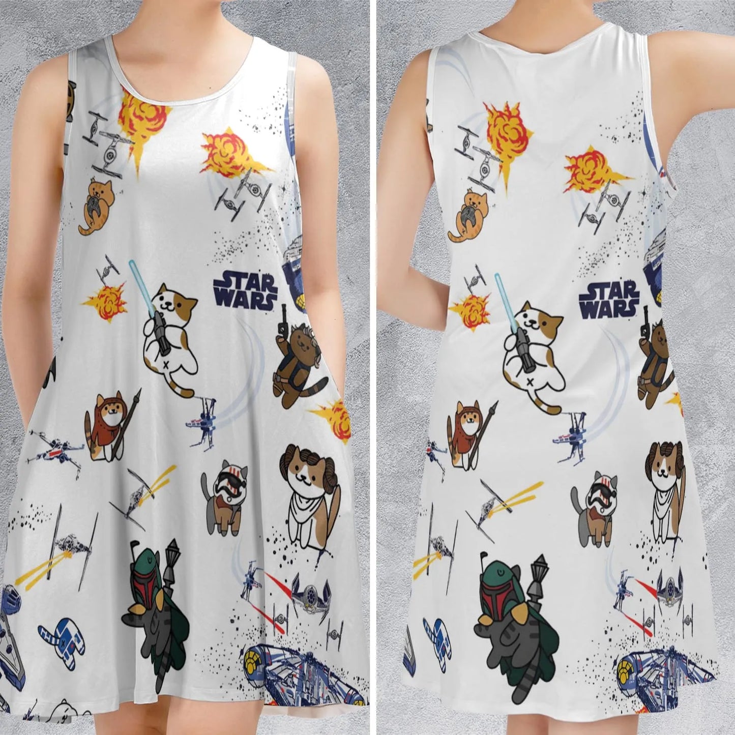 Sleeveless Dress - HUC3BNGH