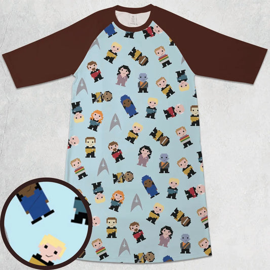 3/4 Sleeve Raglan Dress - KHM9M6QQ