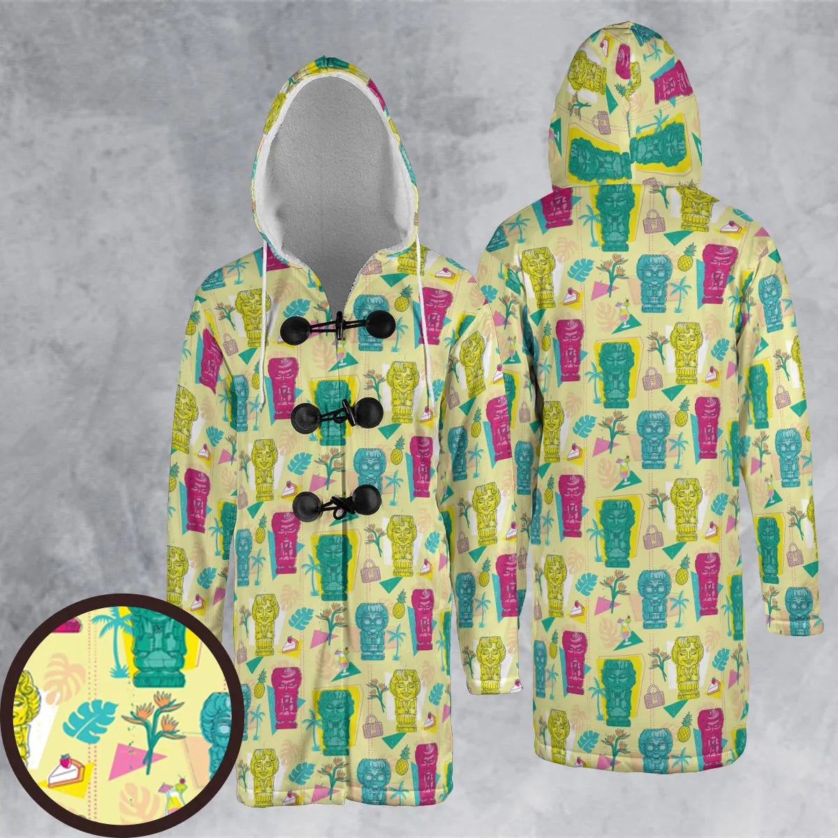 Hooded Cloak Coat - 4CD36JAG