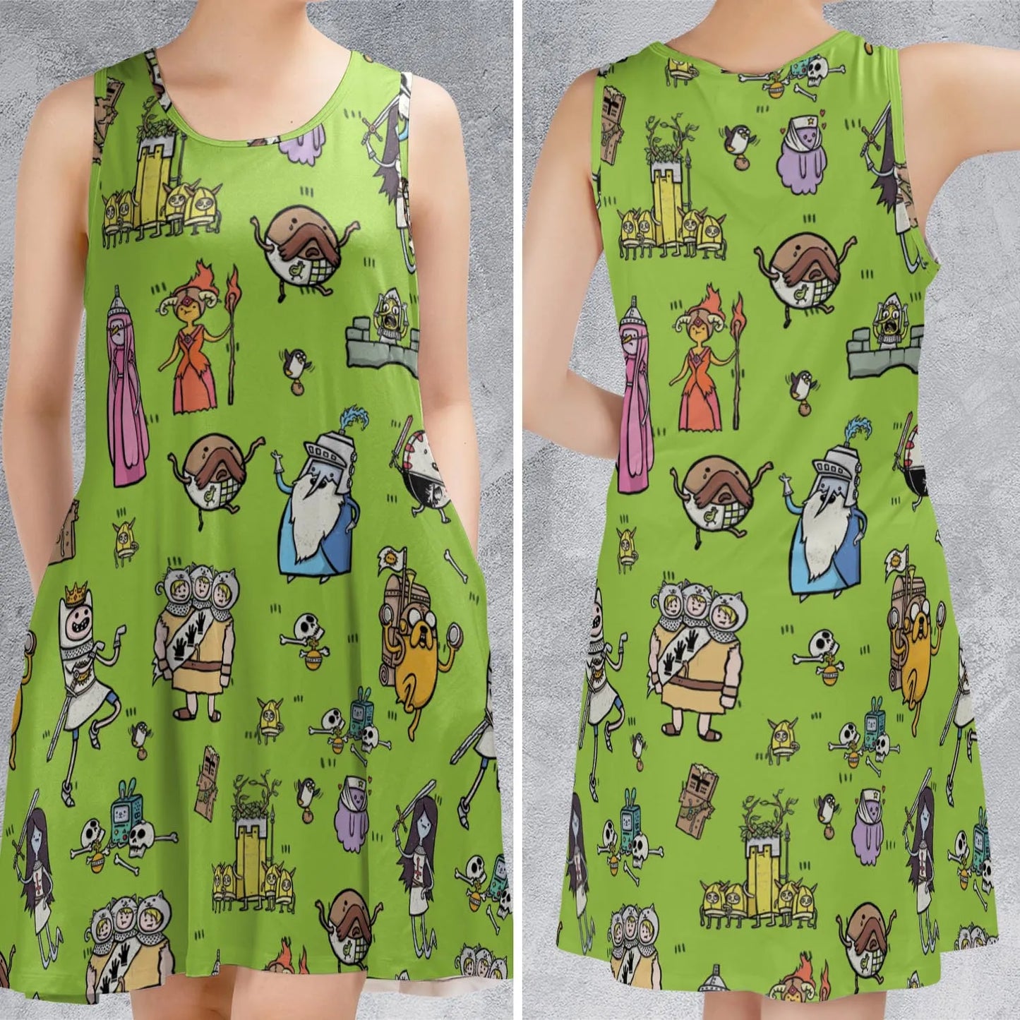 Sleeveless Dress - 4WPY38NK