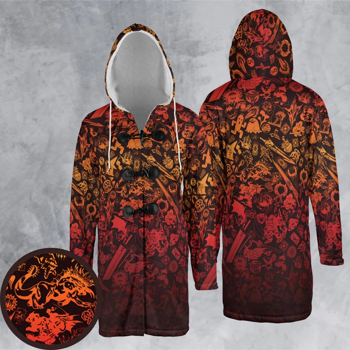 Hooded Cloak Coat - 6RVF757P