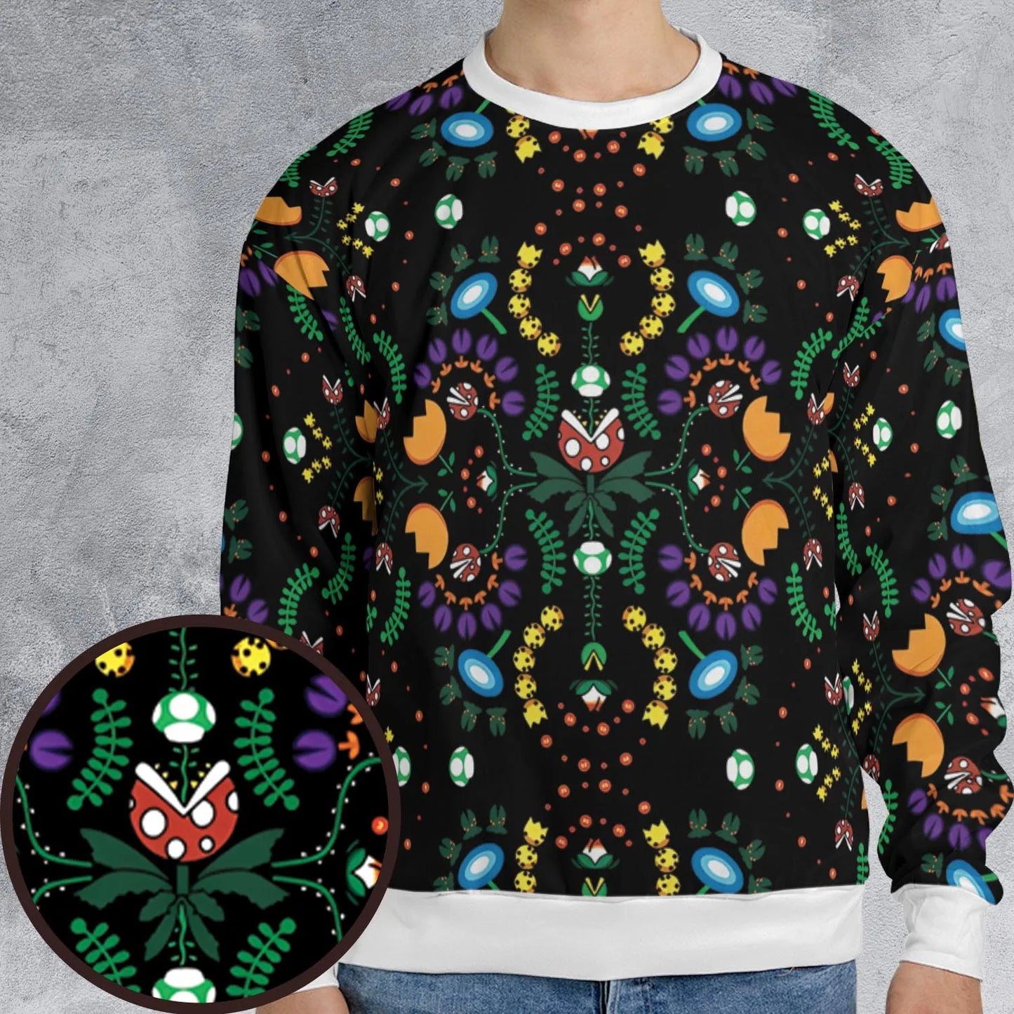 All-over Print Sweatshirt - 5UUVAT3X